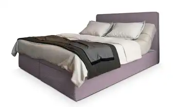 MASSENO Boxbett mit Bettkasten 140x200 cm Rosa