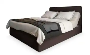 MASSENO Boxbett mit Bettkasten 140x200 cm Braun