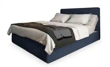 MASSENO Boxbett mit Bettkasten 140x200 cm Blau