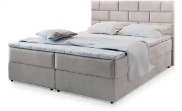 MASSENO Boxbett mit Bettkasten 140x200 cm Beige