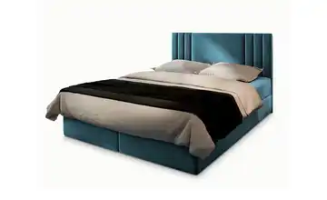 MASSENO Boxbett mit Bettkasten 140x200 cm Blau