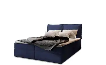 MASSENO Boxbett mit Bettkasten 140x200 cm Blau