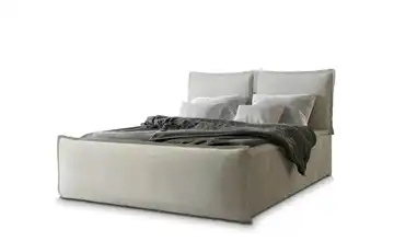 MASSENO Boxbett mit Bettkasten 140x200 cm Creme