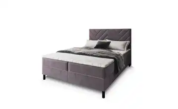 MASSENO Boxbett mit Bettkasten 140x200 cm Lila/Violett