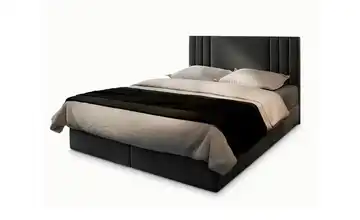 MASSENO Boxbett mit Bettkasten 140x200 cm Grau