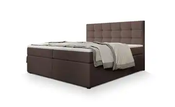 MASSENO Boxbett mit Bettkasten 140x200 cm Braun
