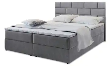 MASSENO Boxbett mit Bettkasten 140x200 cm Grau