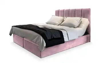 MASSENO Boxbett mit Bettkasten 140x200 cm Rosa
