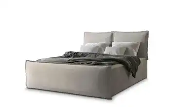 MASSENO Boxbett mit Bettkasten 140x200 cm Beige