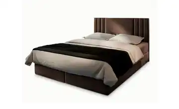 MASSENO Boxbett mit Bettkasten 140x200 cm Braun