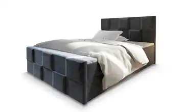MASSENO Boxbett mit Bettkasten 140x200 cm Grau