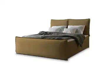 MASSENO Boxbett mit Bettkasten 140x200 cm Gelb