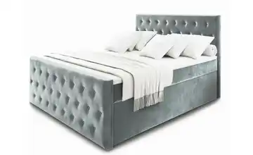 MASSENO Boxbett 180 cm 180x200 cm Hellgrau
