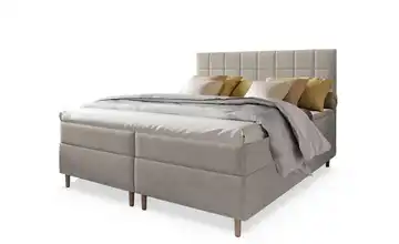 MASSENO Boxbett mit Bettkasten 140x200 cm Beige