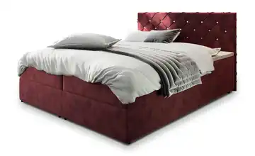 MASSENO Boxbett mit Bettkasten 140x200 cm Rot