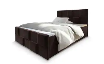 MASSENO Boxbett mit Bettkasten 140x200 cm Braun