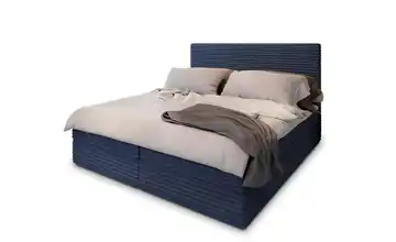 MASSENO Boxbett mit Bettkasten 140x200 cm Blau