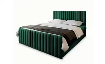 MASSENO Boxbett mit Bettkasten 140x200 cm Grün