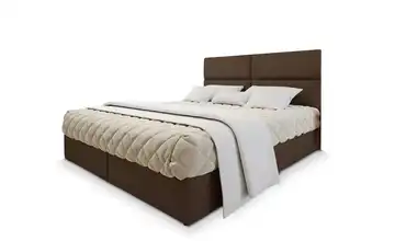 MASSENO Boxbett mit Bettkasten 140x200 cm Braun