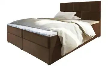 MASSENO Boxbett mit Bettkasten 140x200 cm Braun