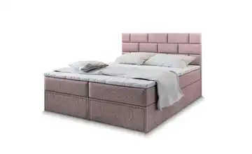 MASSENO Boxbett mit Bettkasten und 2 Schubladen 180x200 cm Rosa