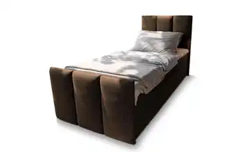 MASSENO Boxbett mit Bettkasten 80x200 cm Braun