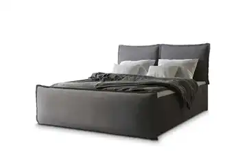 MASSENO Boxbett mit Bettkasten 140x200 cm Dunkelgrau
