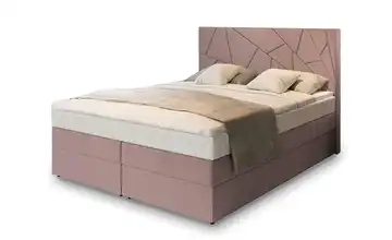 MASSENO Boxbett mit Bettkasten 140x200 cm Rosa