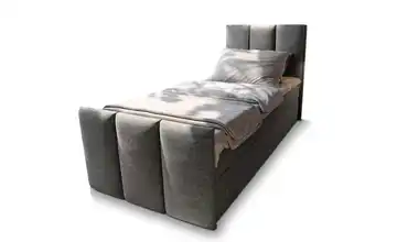 MASSENO Boxbett mit Bettkasten 80x200 cm Grau