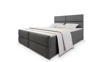 MASSENO Boxbett mit Bettkasten 140x200 cm Grau