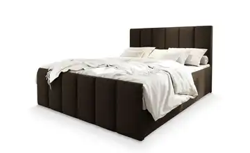 MASSENO Boxbett mit Bettkasten 160x200 cm Braun