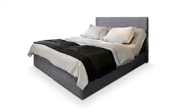 MASSENO Boxbett mit Bettkasten 140x200 cm Grau