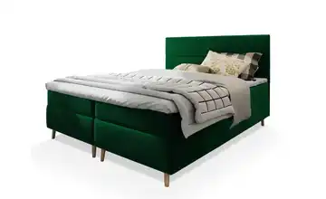 MASSENO Boxbett mit Bettkasten 140x200 cm Grün