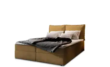 MASSENO Boxbett mit Bettkasten 140x200 cm Gelb
