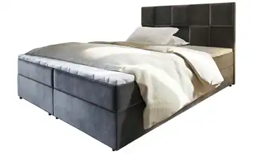 MASSENO Boxbett mit Bettkasten 140x200 cm Grau