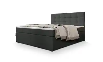 MASSENO Boxbett mit Bettkasten 140x200 cm Grau