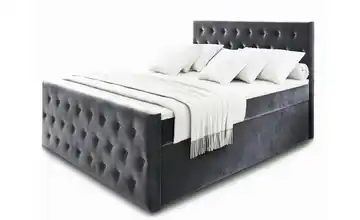MASSENO Boxbett 180 cm 180x200 cm Grau