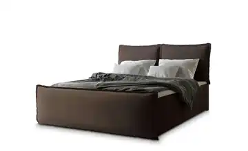 MASSENO Boxbett mit Bettkasten 160x200 cm Braun