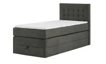 Boxspringbett mit Bettkasten 7 cm Anthrazit 90 cm