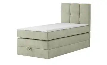 Boxspringbett mit Bettkasten Mintgrün 90 cm 7 cm