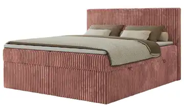 Boxbett mit Bettkasten 160x200 cm H4 Altrosa