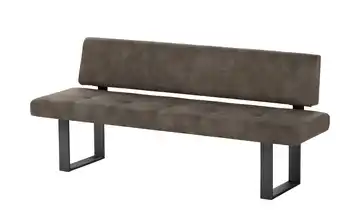 Wohnwert Einzelbank Mia 200 cm Braun Schwarz