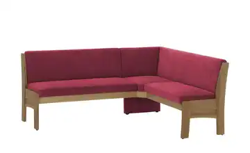 Eckbank mit Stauraum rechts Rot