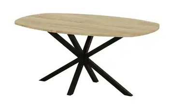 Primo Esstisch Kent Eiche (Nachbildung), Hellbraun 160 cm bootsförmig