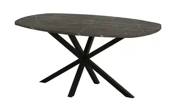 Primo Esstisch Kent Marmoroptik, Grau 220 cm bootsförmig