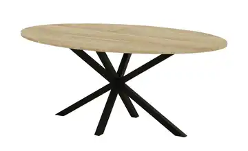 Primo Esstisch Kent Eiche (Nachbildung), Hellbraun 180 cm oval
