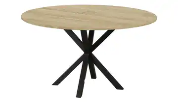 Primo Esstisch Kent Eiche (Nachbildung), Hellbraun 130 cm rund