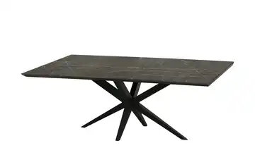 Primo Esstisch Wellington 138 cm Marmoroptik, Grau rechteckig