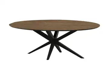 Primo Esstisch Wellington 200 cm Eiche (Nachbildung), Haselnussbraun oval