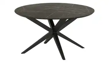 Primo Esstisch Wellington Marmoroptik, Grau 120 cm rund